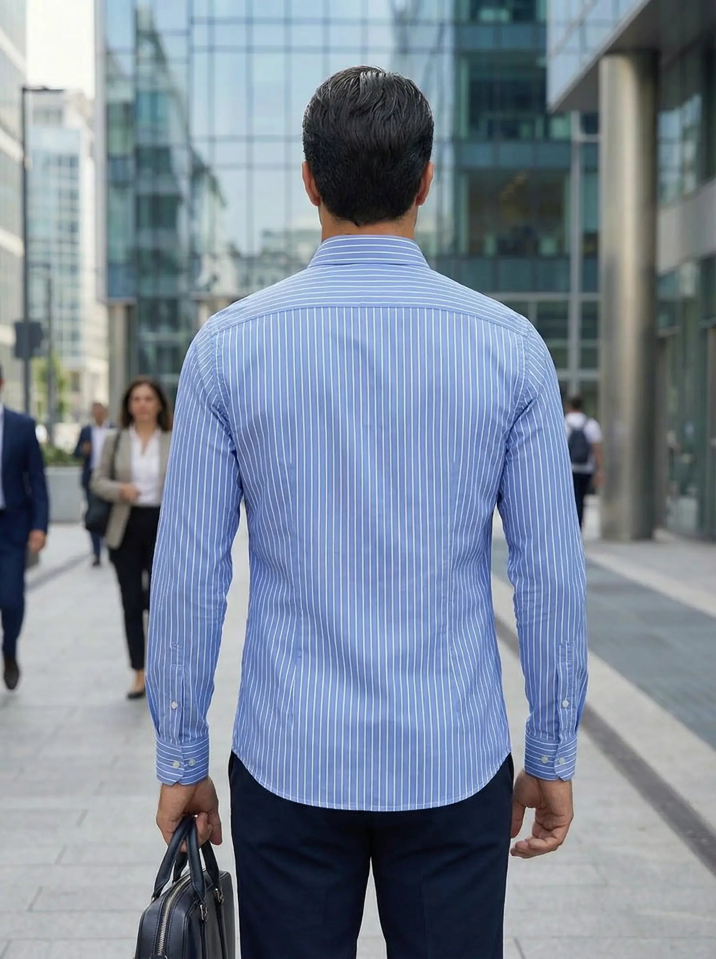 Hugo Striped Cotton Shirt for Smart-Casual Occasions