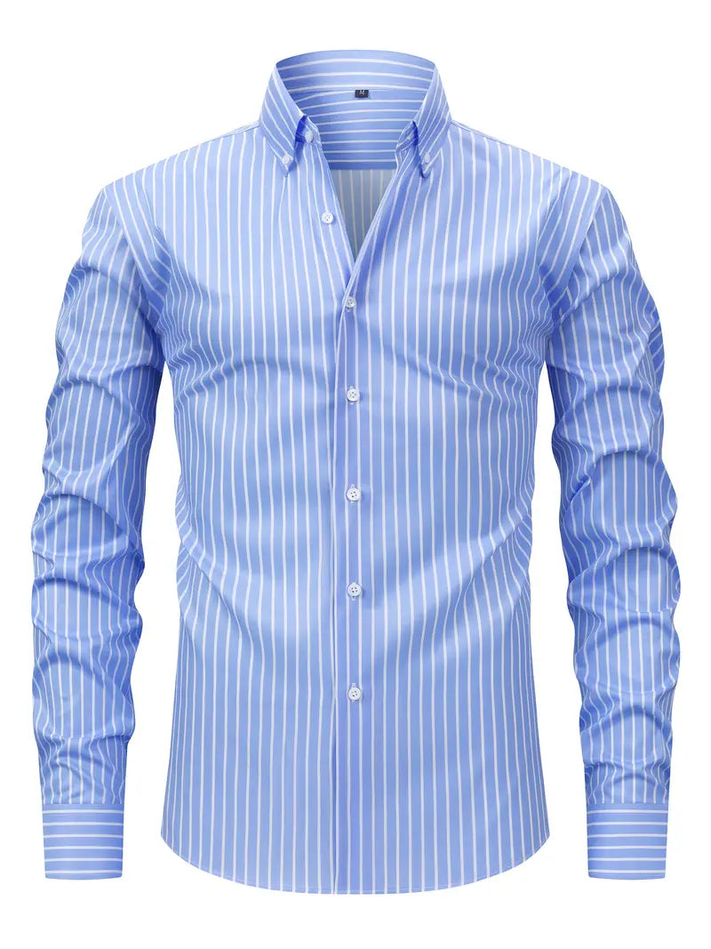 Hugo Striped Cotton Shirt for Smart-Casual Occasions