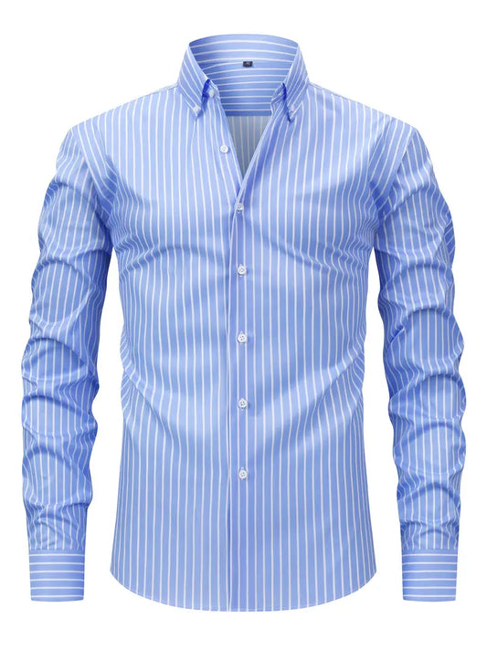Hugo Striped Cotton Shirt for Smart-Casual Occasions