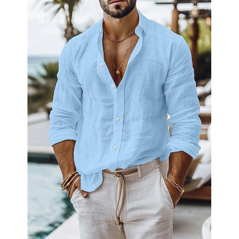 Luca Men's Linen Summer Shirt for Stylish Occasions