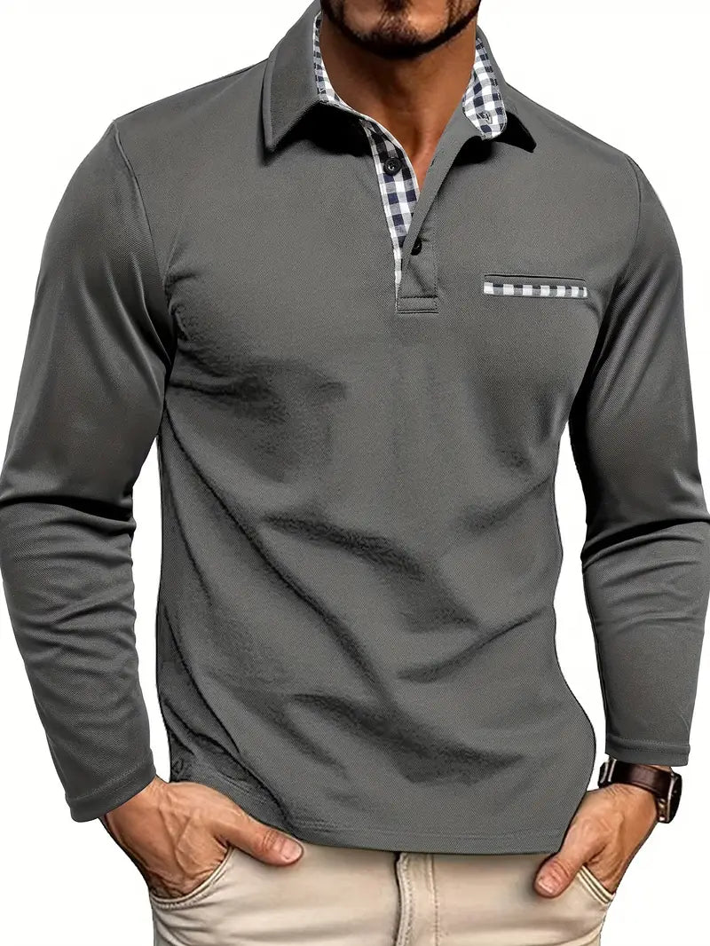 Men's Summer Polo Shirt - Stylish Cotton Blend for Any Occasion