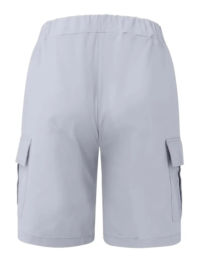 Men's Cargo Shorts with Drawstring and Ample Pockets for Outdoor Adventures