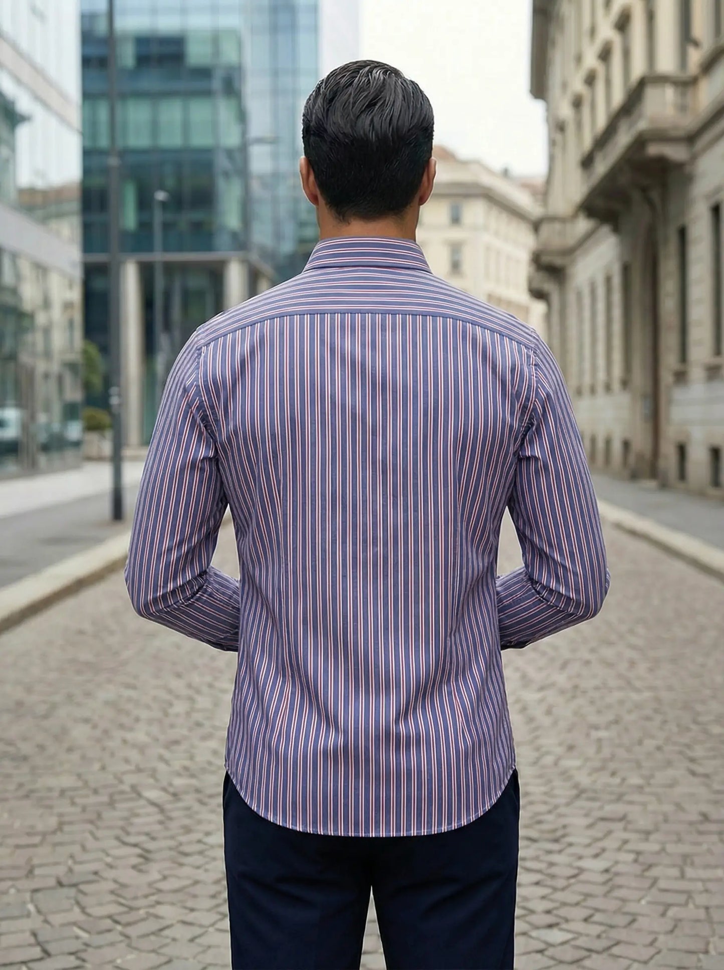 Hugo Striped Cotton Shirt for Smart-Casual Occasions