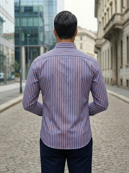 Hugo Striped Cotton Shirt for Smart-Casual Occasions