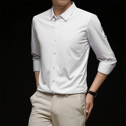 Men’s Wrinkle-Free Dress Shirt for Office & Events