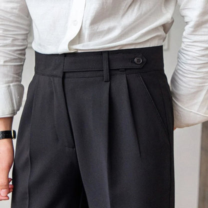 The Savile Pleated Pants for Men