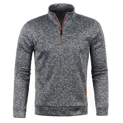 The Highland Half Zip Sweater – Fleece Pullover Sweatshirt for Men