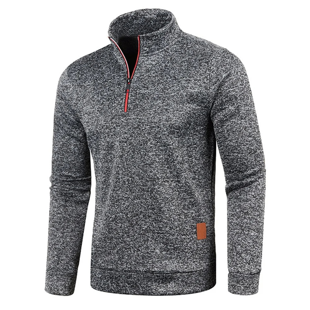 The Highland Half Zip Sweater – Fleece Pullover Sweatshirt for Men