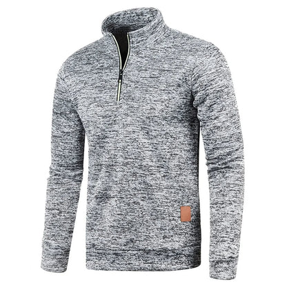 The Highland Half Zip Sweater – Fleece Pullover Sweatshirt for Men