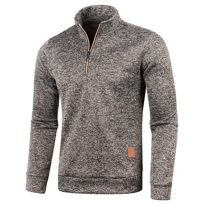 The Highland Half Zip Sweater – Fleece Pullover Sweatshirt for Men