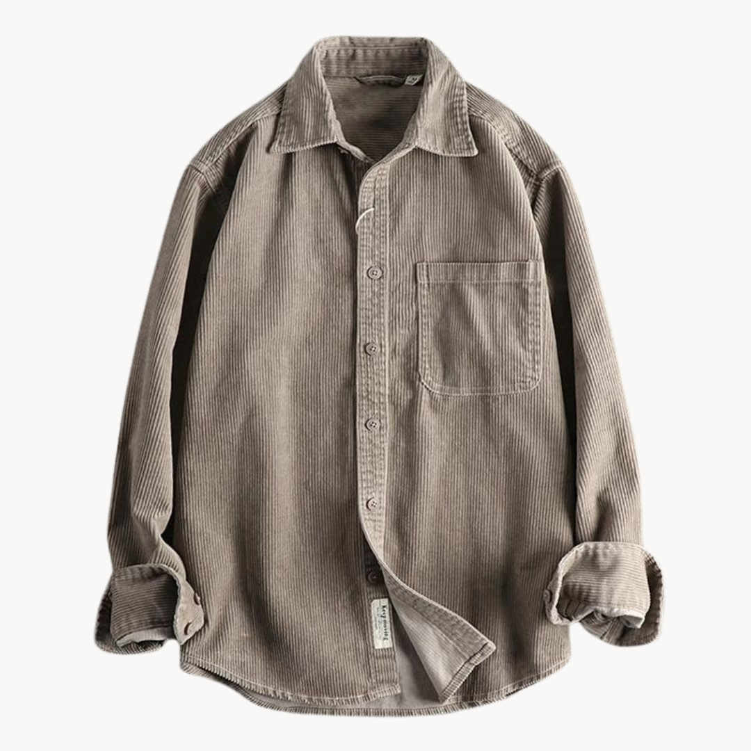 Classic Corduroy Shirt for Work and Play