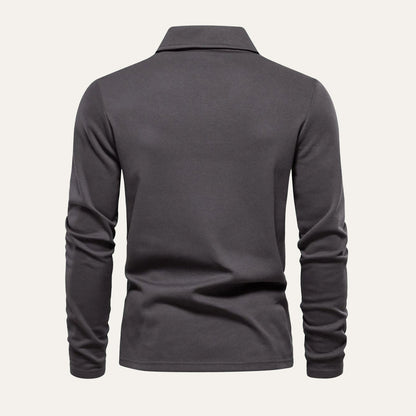 The Porto Long Sleeve Modern Cotton Shirt for Men