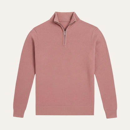 The Pescara Men’s  Smart Casual  Quarter Zip Sweater