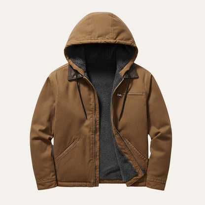 The Eastwood Men’s Winter Warm Fleece Lined Hooded Jacket