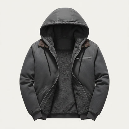 The Eastwood Men’s Winter Warm Fleece Lined Hooded Jacket