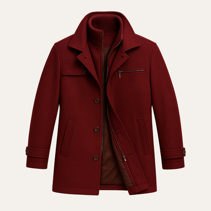 The Danforth Men’s Waterproof Casual Long Jacket with Adjustable Cuffs