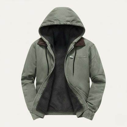 The Eastwood Men’s Winter Warm Fleece Lined Hooded Jacket
