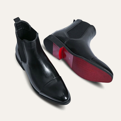 The Savile Row Leather Chelsea Boots for Men