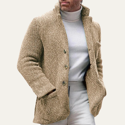 The Pemberton Men's Smart Casual Button Up Winter Knitted Cardigan