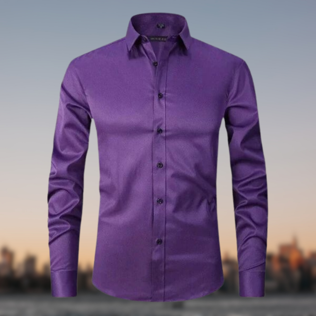 Giovanni Milano - Flexible Cotton Blend Shirt for Casual and Formal Wear