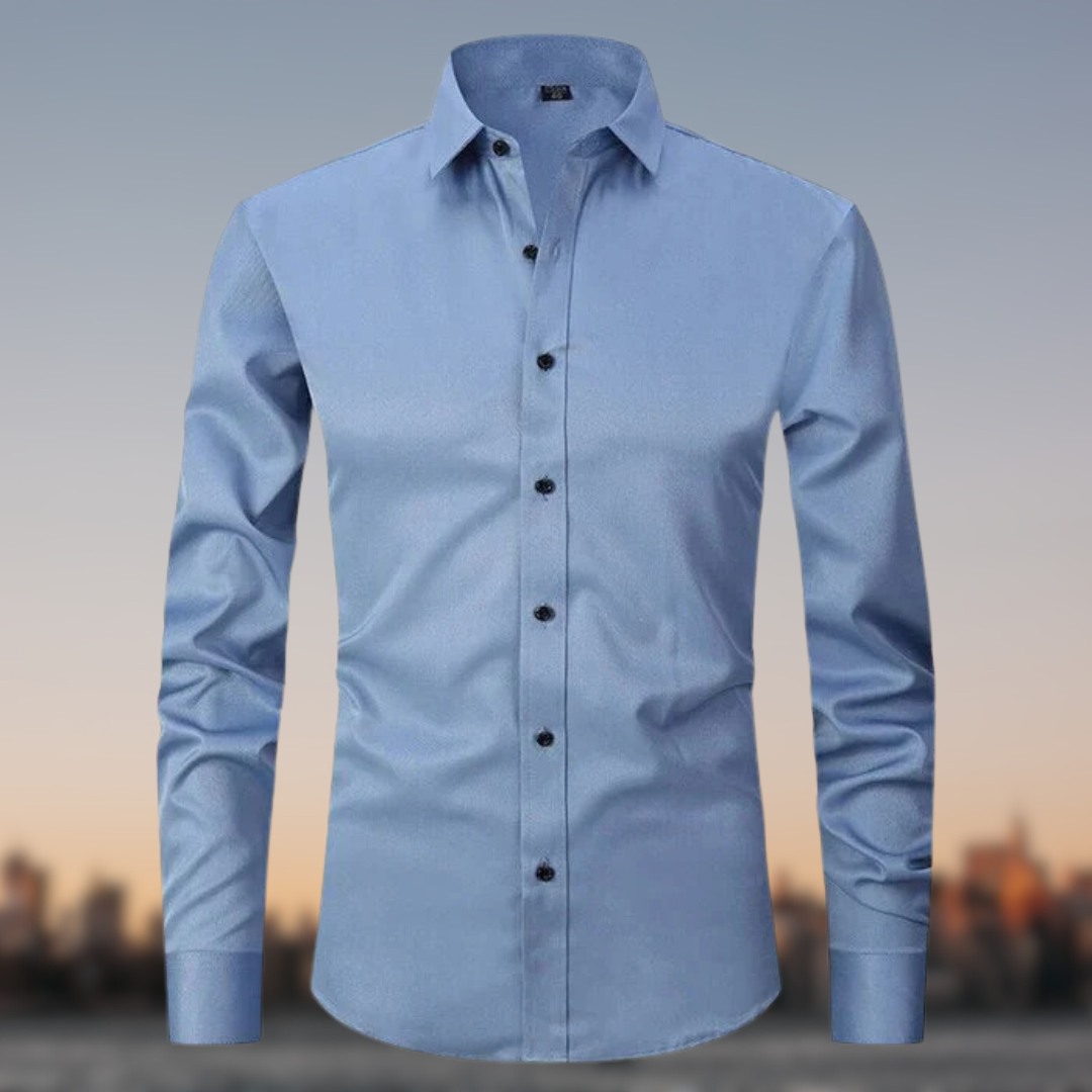 Giovanni Milano - Flexible Cotton Blend Shirt for Casual and Formal Wear