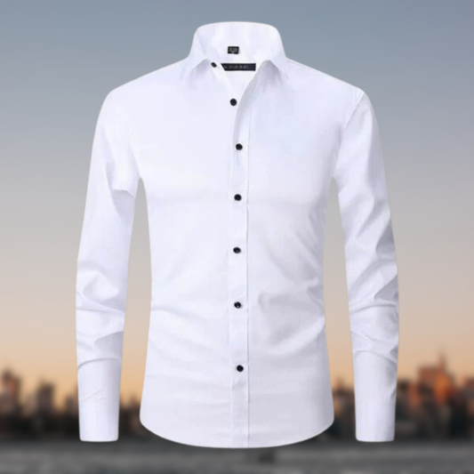 Giovanni Milano - Flexible Cotton Blend Shirt for Casual and Formal Wear