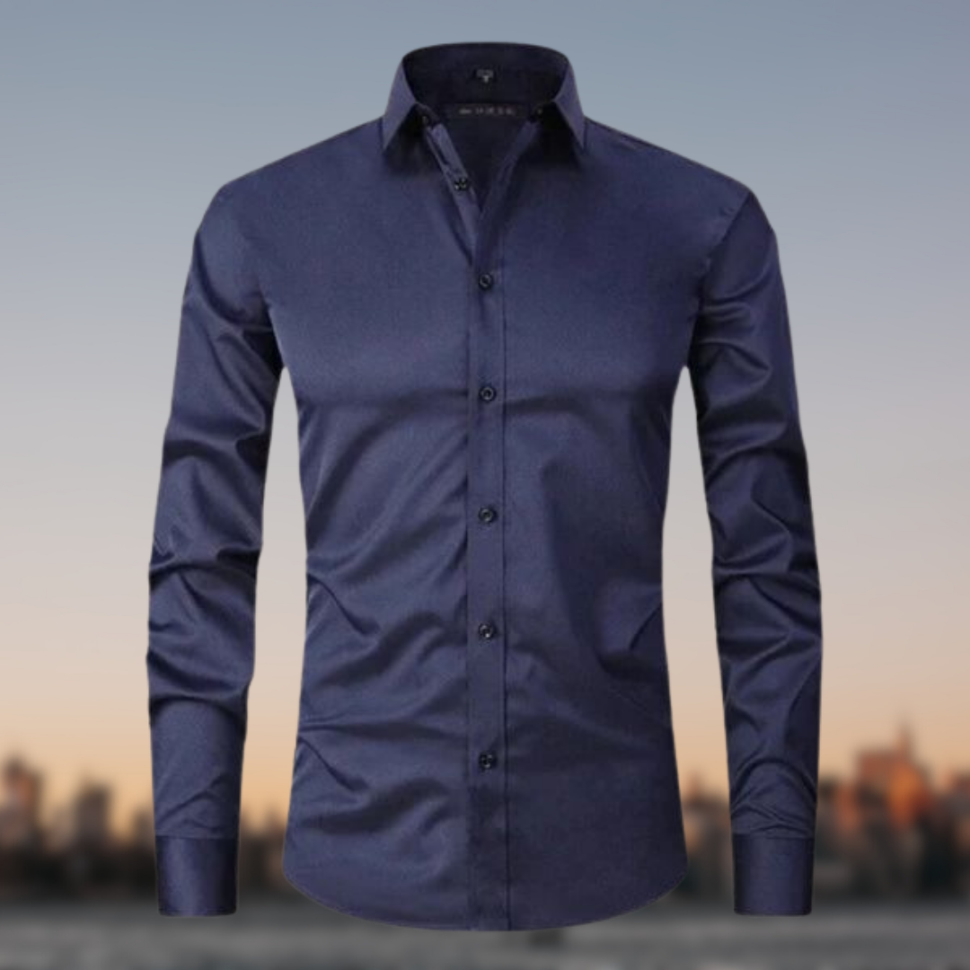 Giovanni Milano - Flexible Cotton Blend Shirt for Casual and Formal Wear