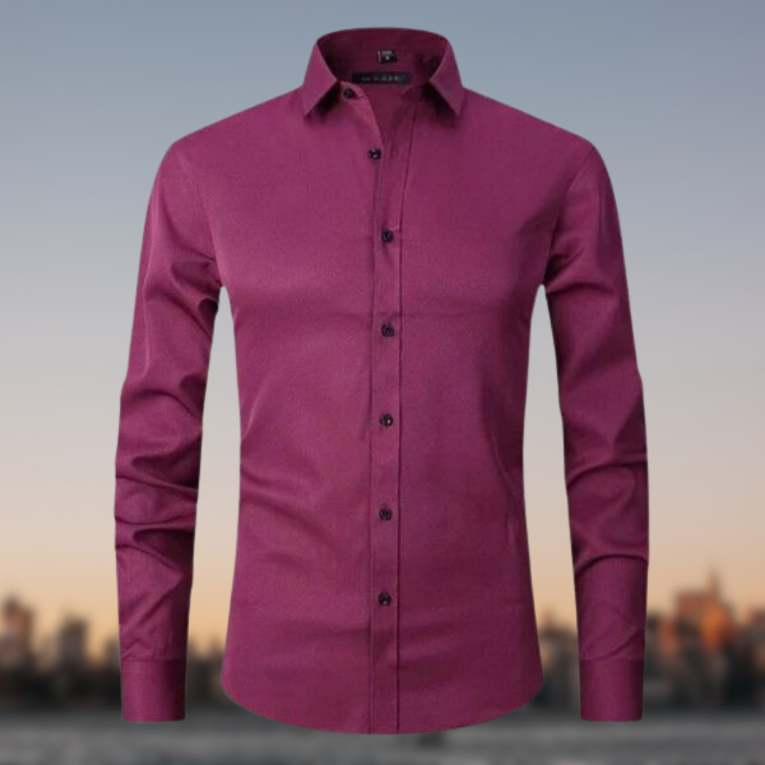 Giovanni Milano - Flexible Cotton Blend Shirt for Casual and Formal Wear
