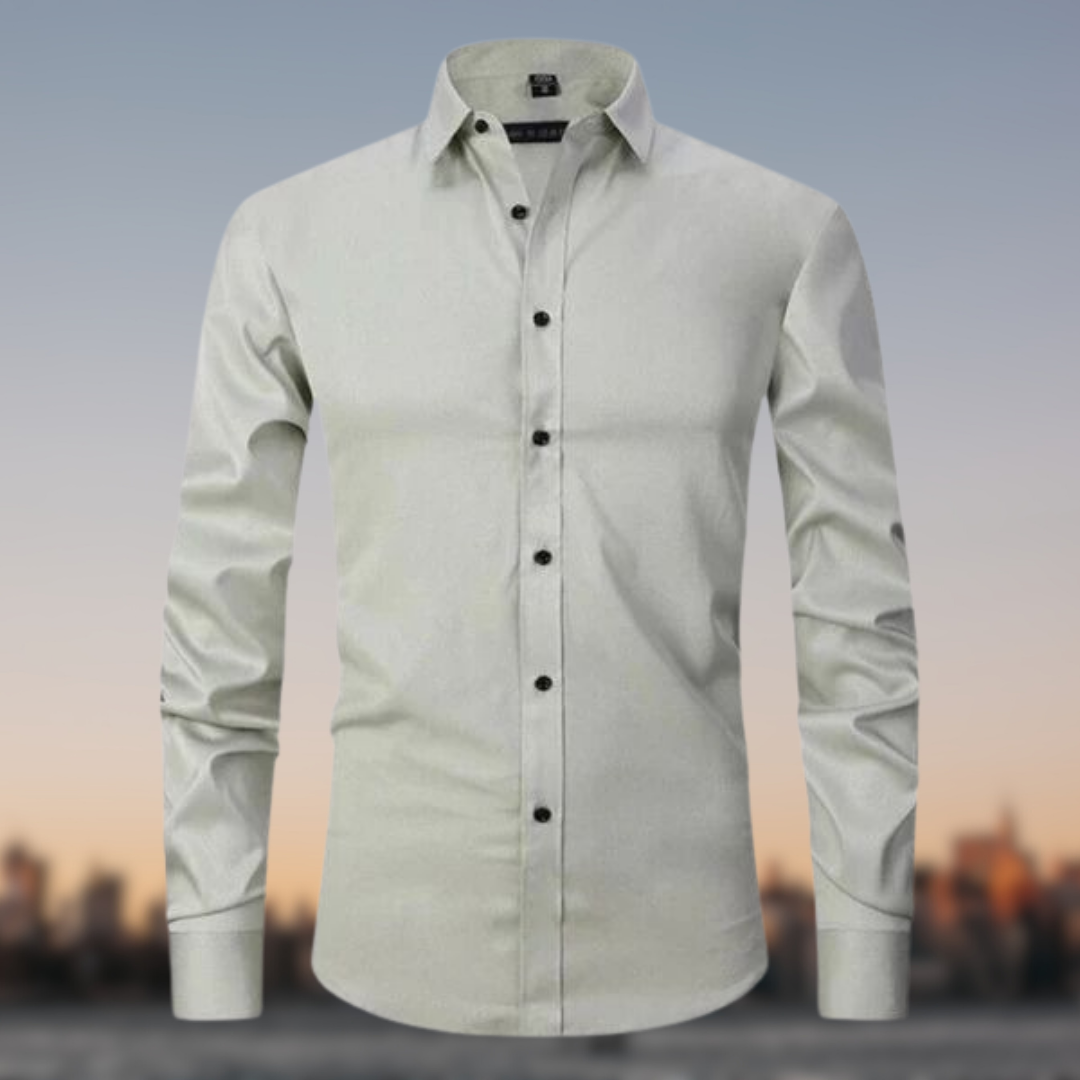 Giovanni Milano - Flexible Cotton Blend Shirt for Casual and Formal Wear