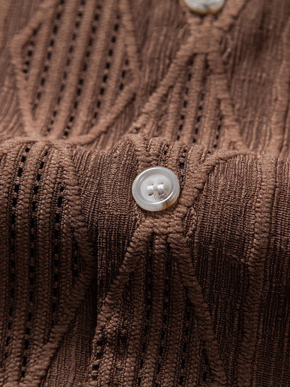 Jacquard Fabric Shirt for All Occasions