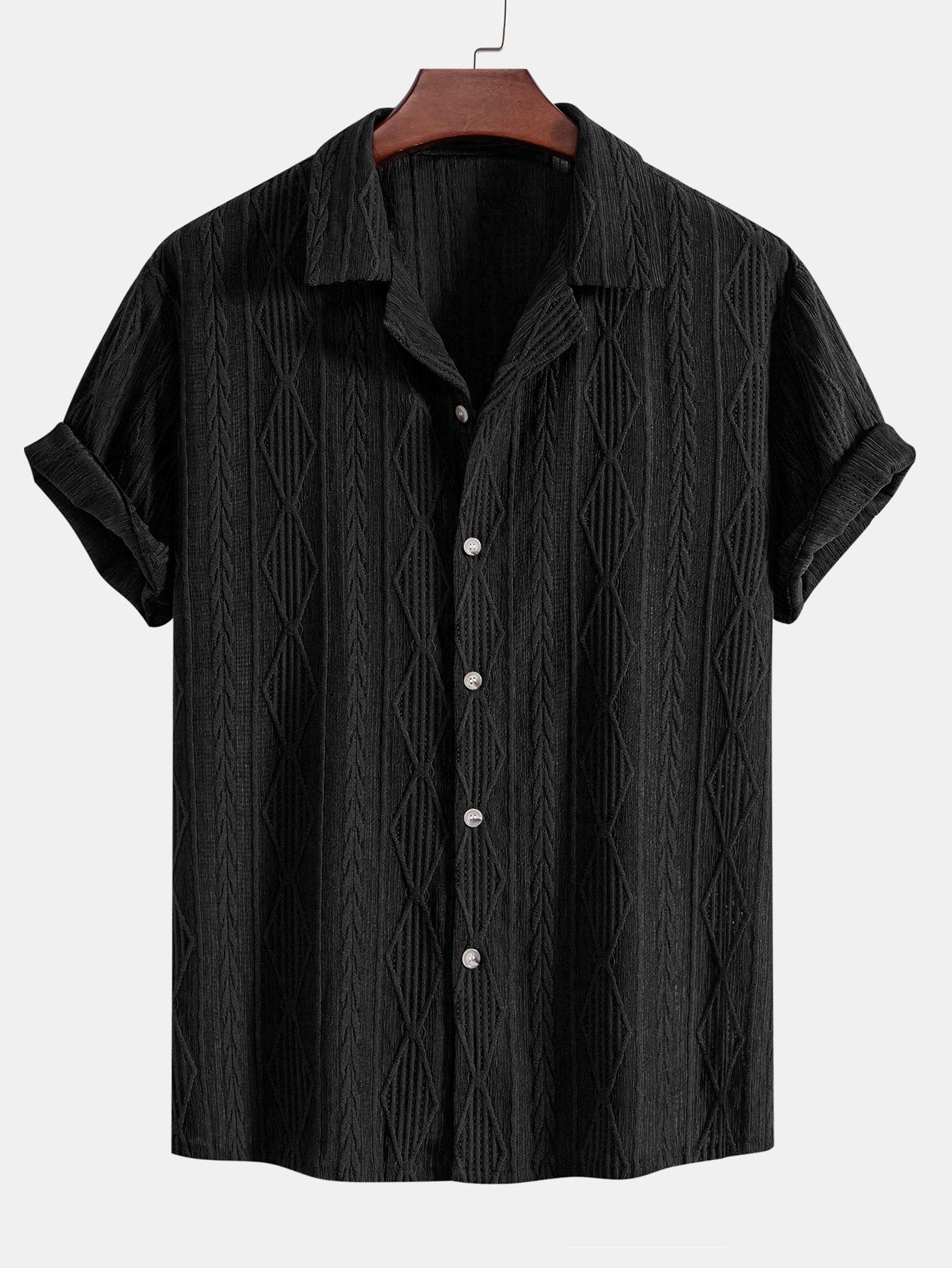 Jacquard Fabric Shirt for All Occasions