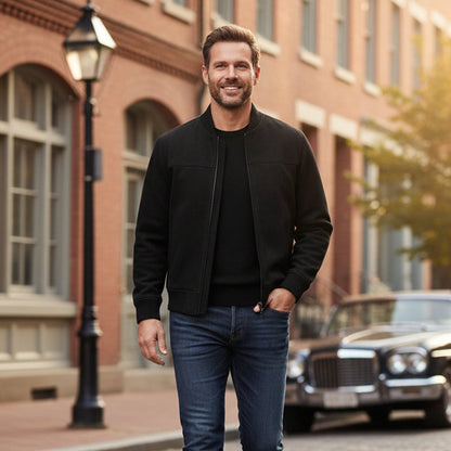 The Verona Elegant Suede Jacket for Men - 2025 Premium Autumn Design