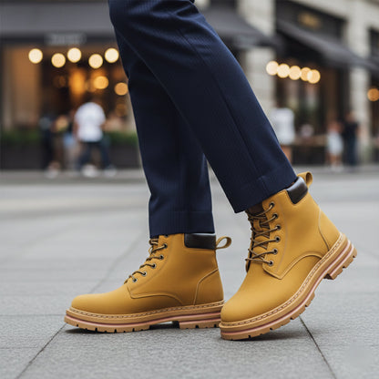 The Silverlake Men’s Cozy Fur Lined Insulated Snow Boots