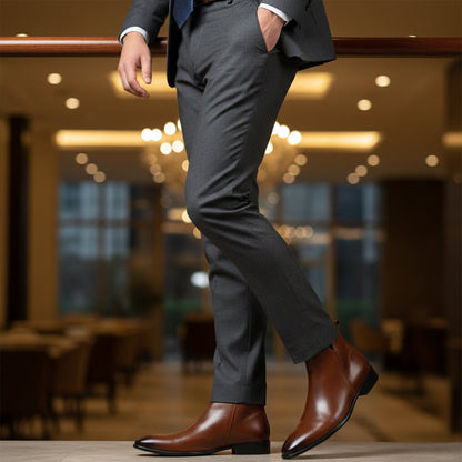 The Cortona Men’s Zip Ankle Chelsea Boots