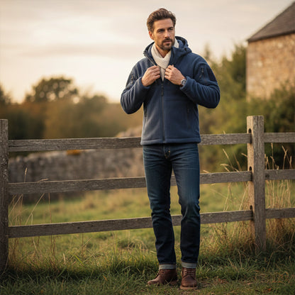 The Moray Men's Winter Fleece Tactical Hooded Jacket