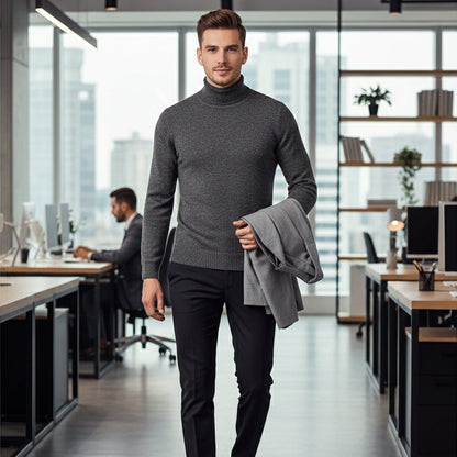 The Highclere Merino Turtleneck for Men