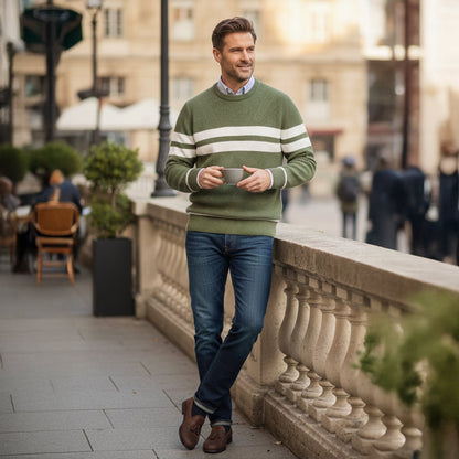 The Paris Modern Long Sleeve Autumn Sweater for Men