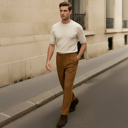 The Savile Pleated Pants for Men