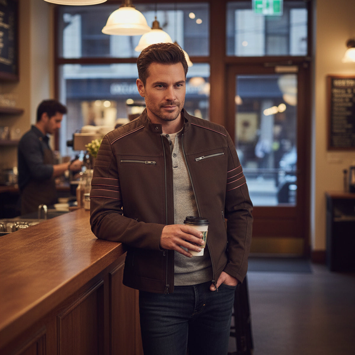 The Torino Leather Jacket For Men