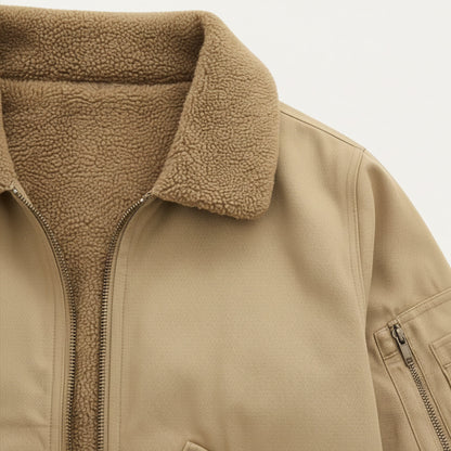 The Leeds Fleece Lined Bomber Jacket for Men