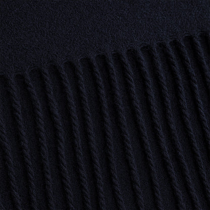 The Marais Cashmere Merino Scarf for Men - Black