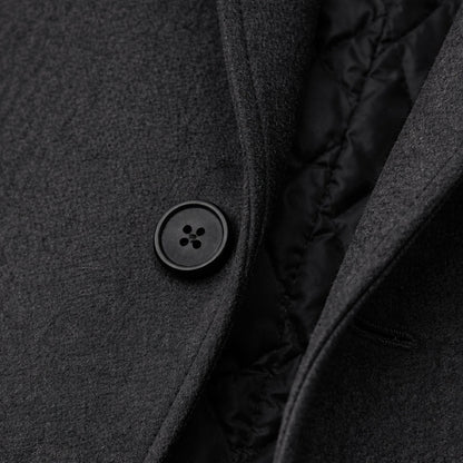 The Ascot Men's Elegant Wool Long Winter Smart Coat