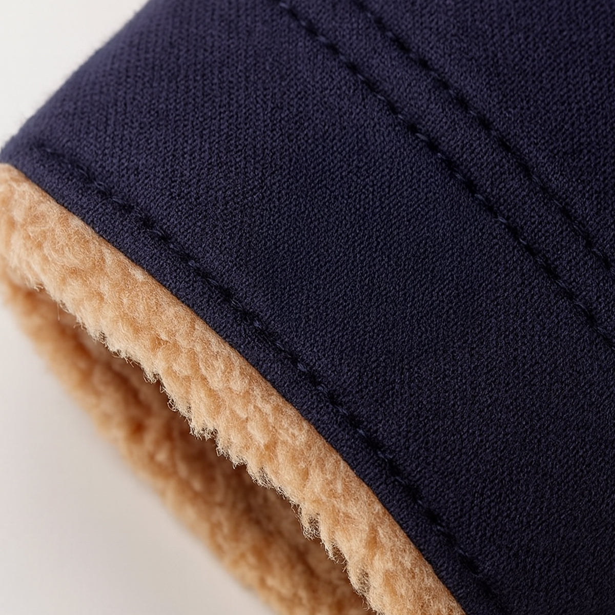 The Piombino Men’s Sherpa Lined Padded Bomber Jacket with Shearling Collar