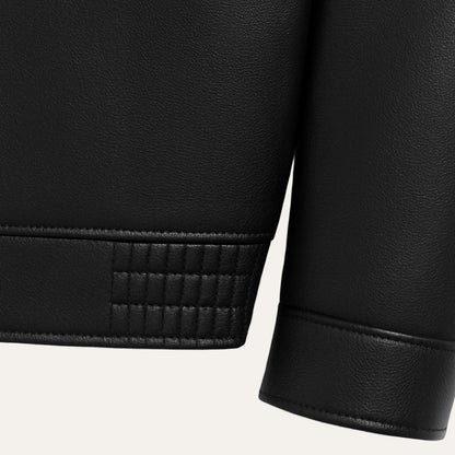 The Chianti Men’s Classic Zip Biker Leather Jacket