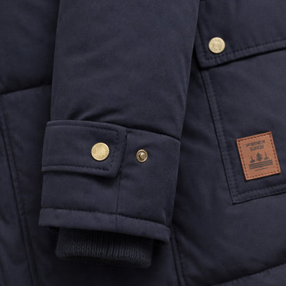 The Cremona Men’s Winter Warm Hooded Parka Jacket with Fur Collar