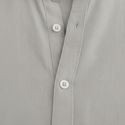 Summer Casual Linen Men Shirt Relaxed Fit