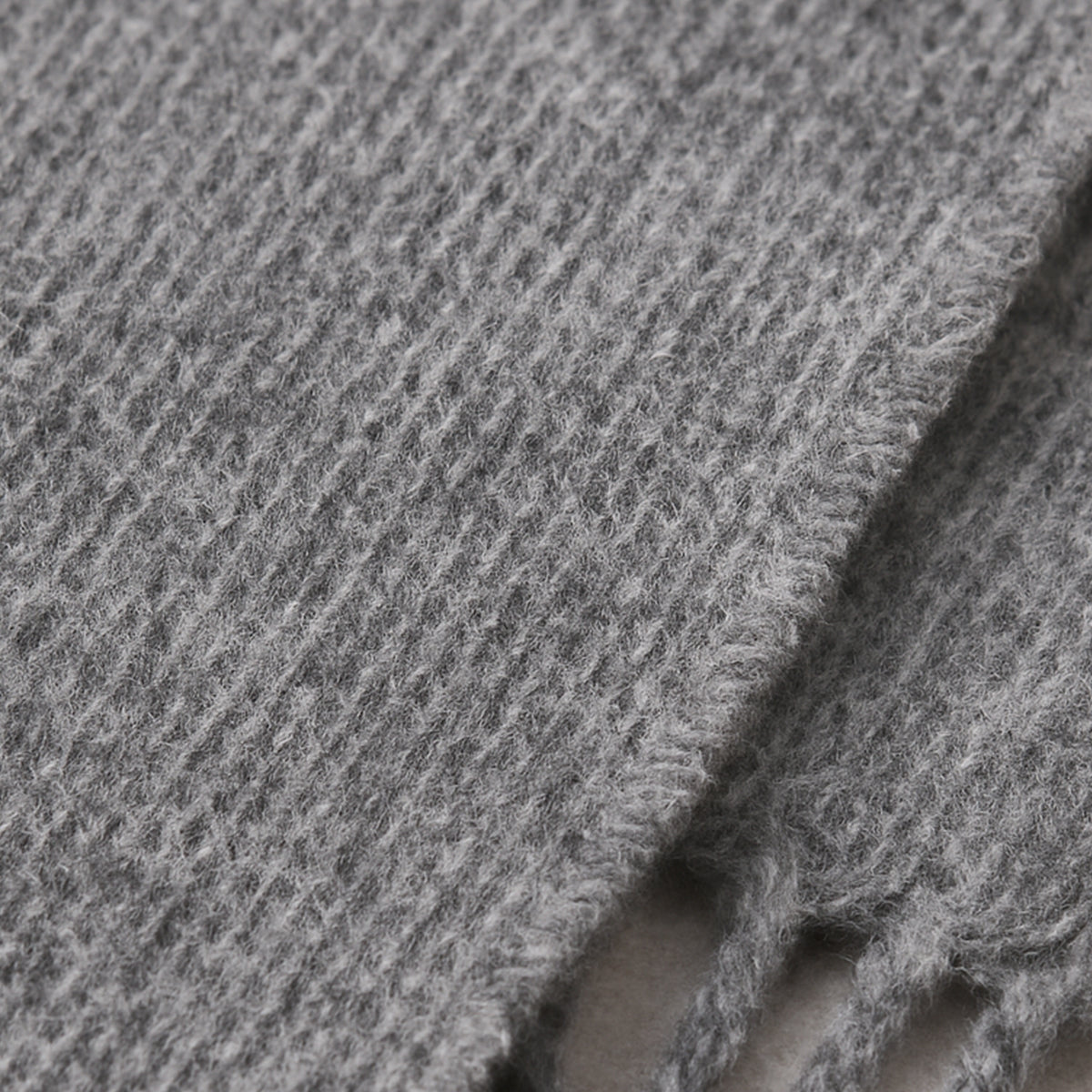 The Rive Gauche Cashmere Merino Scarf for Men - Gray