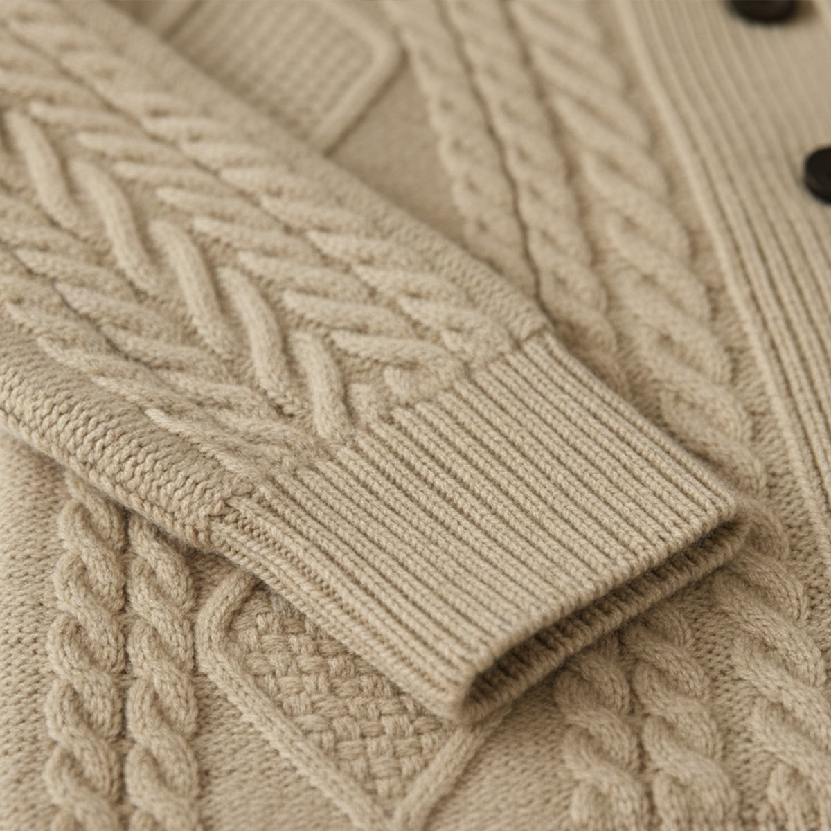 The Lanchester 100% Cashmere Cardigan for Men