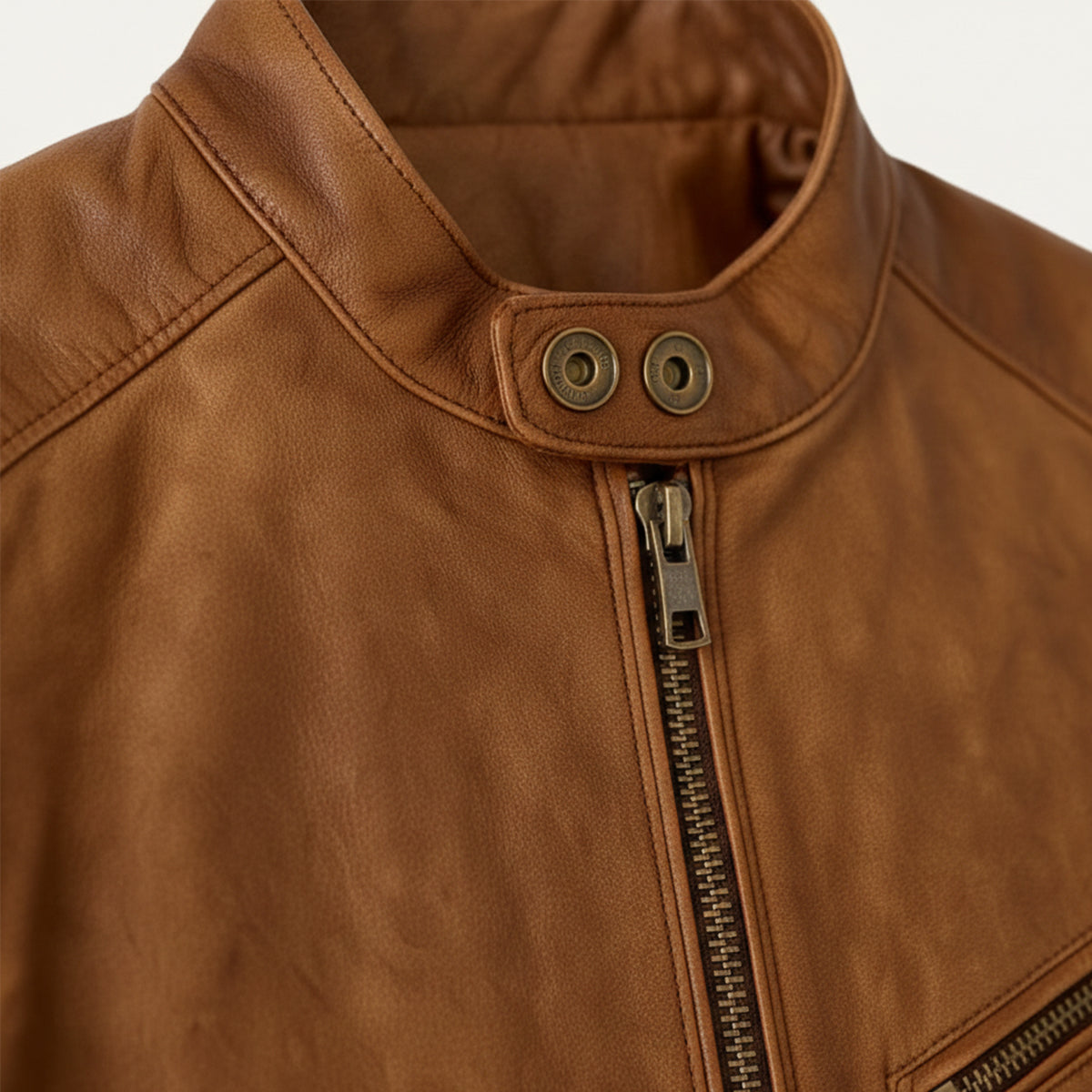 The Brooklyn Leather Biker Jacket – Men’s Classic Motorcycle Style