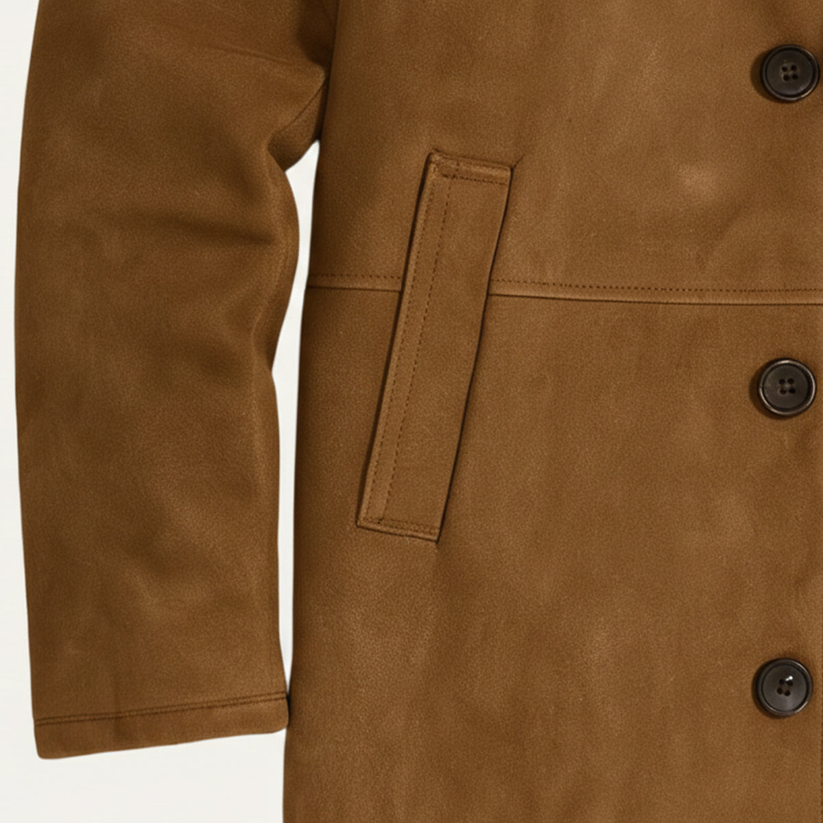 The Ashen Shearling Coat – Men’s Classic Winter Overcoat